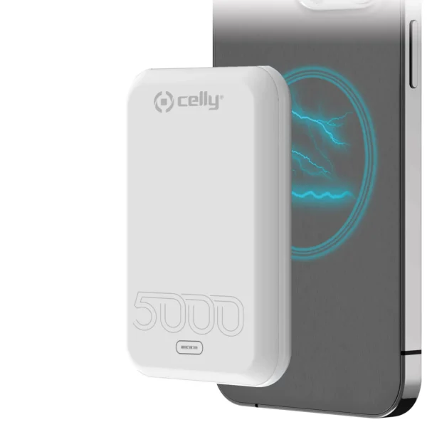 Celly MAGPB5000EVO - 15W Wireless Powerbank 5000 mAh - immagine 2