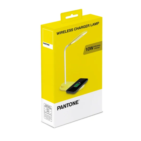 PANTONE PT-LD001Y - Wireless Charger 10W with Lamp - immagine 4