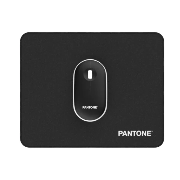 immagine mouse e mousepad PANTONE PT-MP002B nero