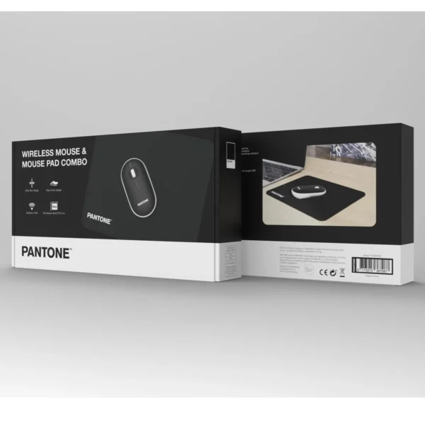 PANTONE PT-MP002B – Mouse Wireless + Mousepad - immagine 3