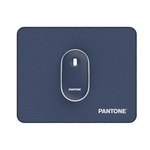 immagine mouse con mousepad PANTONE PT-MP002N blu