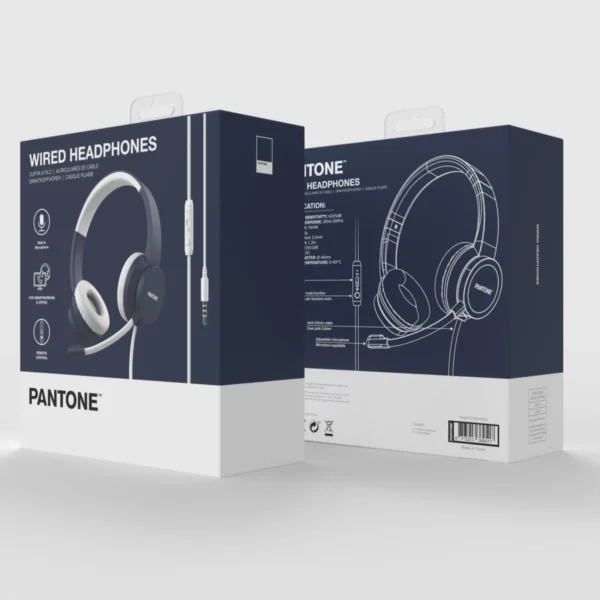 PANTONE PT-WDH002N - Wired Headphones - immagine 2