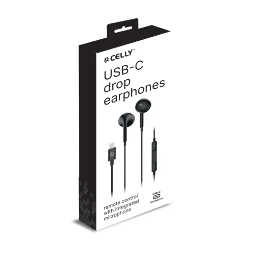 Celly UP1300TYPEC – USB-C Stereo Earphones