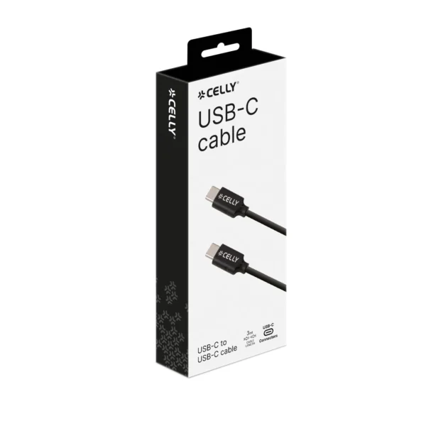 Celly USBCUSBCPD3M - 60W USB-C to USB-C Cable - immagine 4