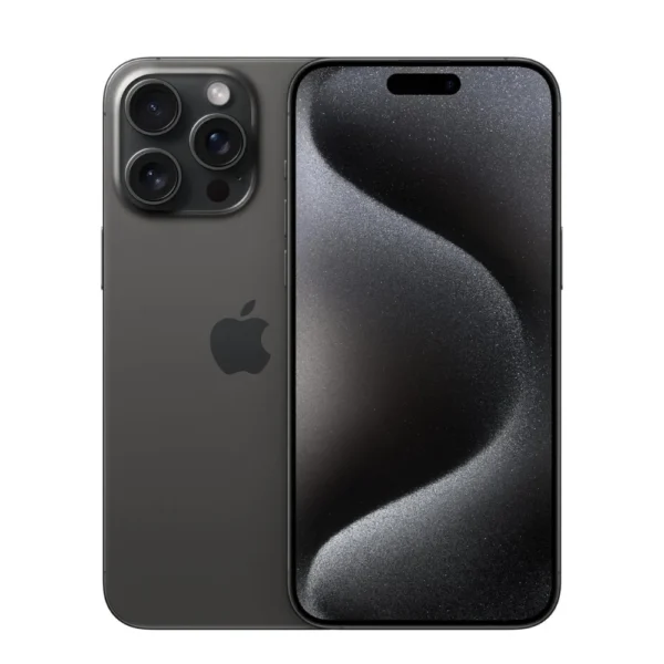 immagine iphone 15 pro max titanio nero